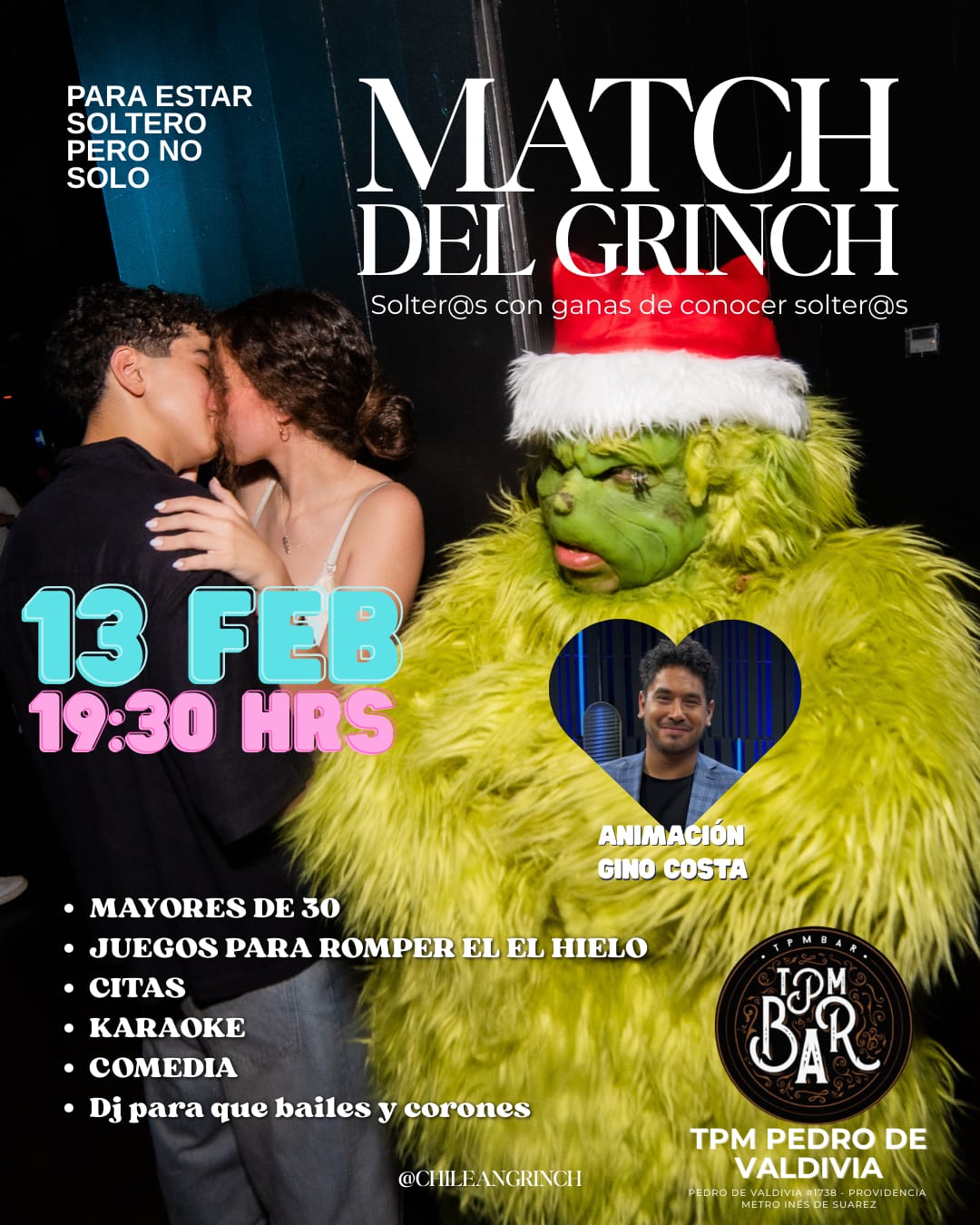 Flyer oficial El Match del Grinch